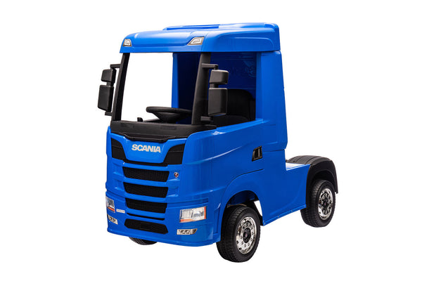 sconto Camion Elettrico per Bambini 126x68x102 cm 24V Scania Blu