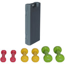 Set Manubri Palestra con Valigetta 2x0.5kg+2x1kg+2x1.5kg Pesi per Sport Fitness