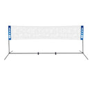 Rete Impermeabile Portatile per Beach Volley 5x0,77m con Paletti e Borsa Bianca