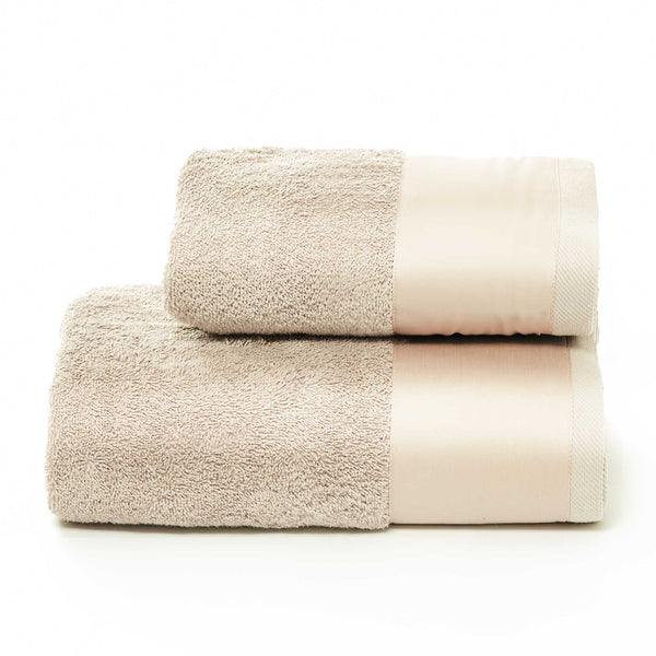 Set Spugna Asciugamani Viso + Ospite con Balza in Raso Garrini Hope Corda sconto