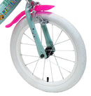 Bicicletta per Bambina 16" 2 Freni  Lol Verde Marine e Rosa