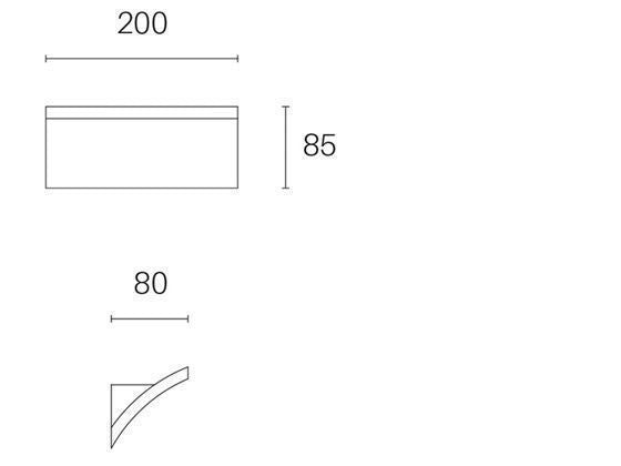 Applique da Esterno a LED 6W 3000K Sovil Bianco