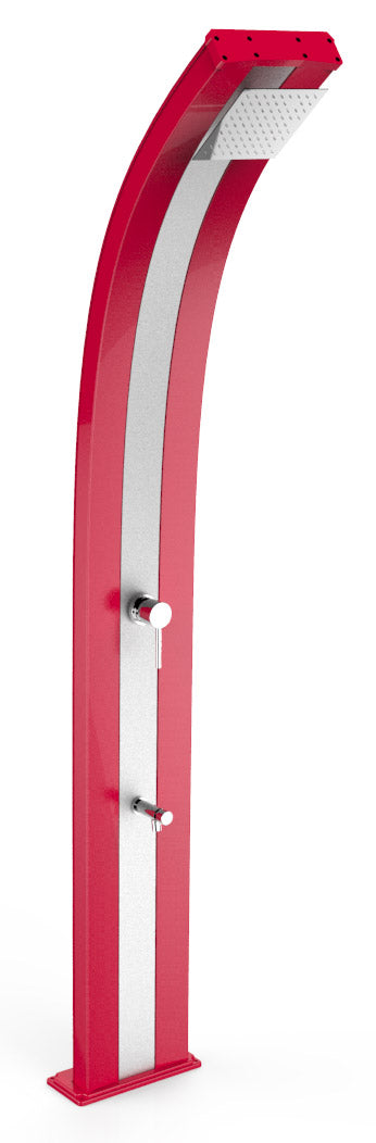 Doccia da Giardino Miscelatore e Lavapiedi Arkema Dada Fascia Inox Cherry sconto