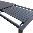 Tavolo Allungabile Houston 135/180x70x75h cm in Alluminio Antracite