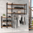 Struttura per Scaffale Lader H1150 Verniciato Nero Acciaio Emuca