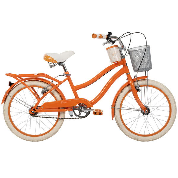 sconto Bicicletta da 20" per Bambini e Ragazzi Telaio Hi-Ten Freni V-Brake Cruise Deluxe Arancione