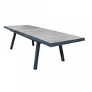 Tavolo Allungabile Seattle 205/265x105x75 h cm in Alluminio Antracite