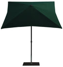 Ombrellone da Giardino 2x2 m Palo Ø38 mm in Alluminio Tessuto Poliestere Trend Verde