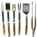 Set 6 Utensili per Barbecue in Acciaio Inox Alexander Deluxe