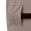 Tetto di Ricambio per Gazebo 3x3m con Prese d'Aria e Fori di Drenaggio 298x295 cm in Poliestere Beige