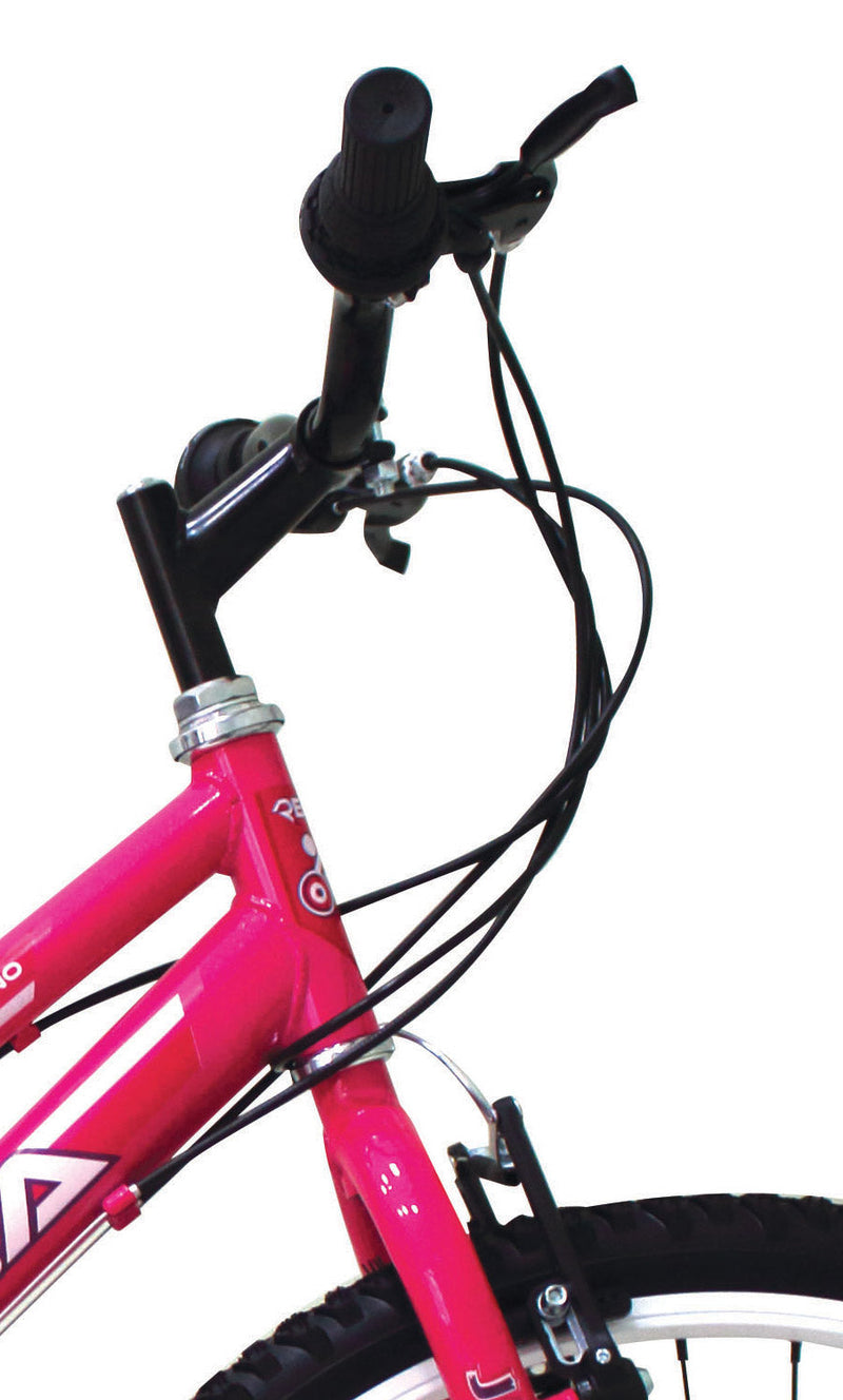 Bicicletta Mountain Bike MTB Ragazza 26" 21V Kidfun Jasmine Fucsia