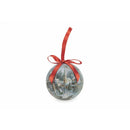 Set 14 Palle di Natale Ø7,5 cm in Polyfoam con Box Villaggio Innevato