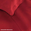 Set Lenzuola Matrimoniale Sopra Sotto e Federe Tinta Unita Garrini Clarice Grigio