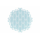 Set 6 Tovagliette Ø38x0,5 cm  in Plastica VdE Tivoli 1996 Bali leaf