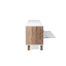 Porta TV Menorca 56A bianco rovere naturale 149,6x35x50 h