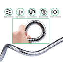 Tubo Flessibile 150 cm in metallo per doccia con attacco 1/2"