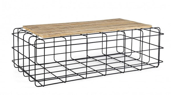 Tavolino Trellis Ret 110x65 in Acciaio acquista