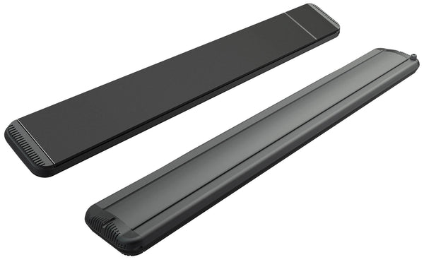 prezzo Stufa Elettrica ad Infrarossi 141x20,1x5,8 cm da Soffitto 1800W in Alluminio Dimmerabile Moel Hot-Top Nera