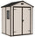 Casetta da Giardino Porta Attrezzi 185x152x226 cmin Resina Effetto Legno Keter Manor 6x5 Beige