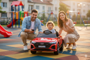 Macchina Elettrica per Bambini 12V Licenza Ufficiale Audi SQ8 E-Tron con Telecomando e Sedile Pelle Rosso