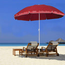 Ombrellone da Giardino Ø160 cm Palo Ø32 mm Gian Marco Venturi Rosso