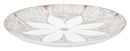 Piatto Svuota Tasche Atene 35,5x4,4x35,5 cm in Poliresina Bianco