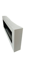 Camino a Bioetanolo da Parete 90x12xH40 cm Siena Bianco Seconda Scelta