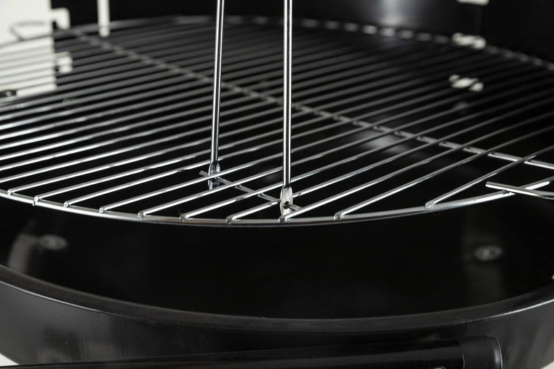 Barbecue a Carbone Carbonella Tondo Ø50 cm con Ruote Soriani Sun-day Nero