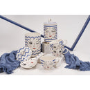 Set 3 Tazze 15x11,5x9 cm in Ceramica VdE Tivoli 1996 Vis a vis