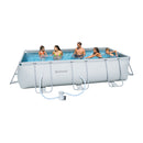 Piscina Fuori Terra Rettangolare H100x404x201cm con Pompa a Filtro Bestway Frame