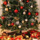 Albero di Natale Artificiale Innevato 180 cm 1077 Rami con Pigne  Pino Verde