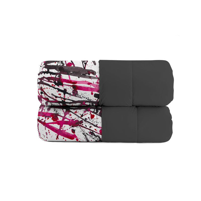 Trapunta Invernale Stampata in Microfibra 200gr Double Face Crazy Varie Misure