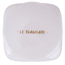 Barattolo Te 9,5x9,5x12 cm in New Bone China VdE Tivoli 1996 Le Travisate Bianco