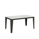 Tavolo Allungabile 160-420x90x77 cm Flame Evolution Bianco Frassino