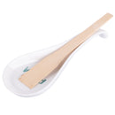 Poggiamestolo Pasta 26,5x10x3 cm in New Bone China VdE Tivoli 1996 Le Travisate Bianco