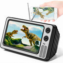 Schermo Lente Ingrandimento 12” Video per Smartphone Scocca Bianco