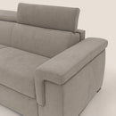 Divano Letto 3 Posti 240x100x95 cm in Tessuto Beige