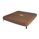 Vasca Idromassaggio Spa Oslo Amber Aero Plus Smart con Wifi per 6 Persone 180x180x65 cm in Materiale Plastico Effetto legno Ambra