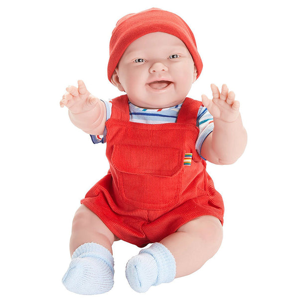 Bambola Bebè Neonato con Salopette Rossa 46cm JC Toys online