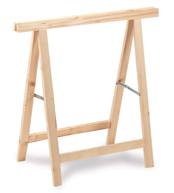 prezzo Cavalletto da Lavoro 37x78x76 cm Portata 400 Kg in Legno