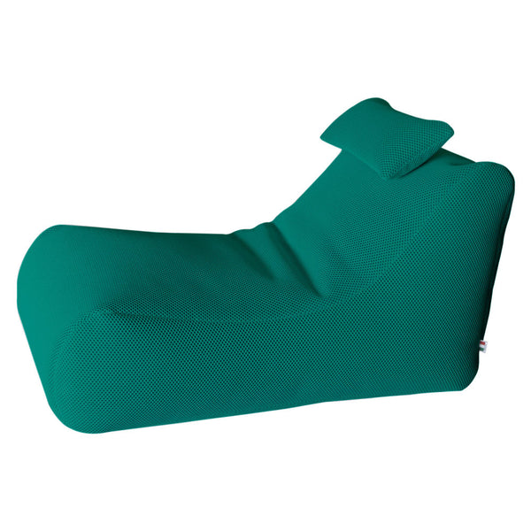 Lettino Chaise Lounge 120x70x65 cm con Cuscino in Poliestere Armonia Turchese acquista