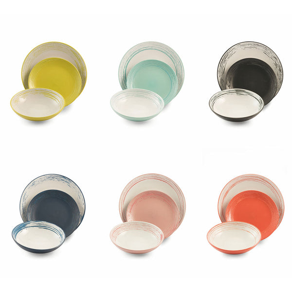 prezzo Servizio Piatti 18 Pezzi in Gres Villa d'Este Sardinia