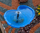 Kit Laghetto Artificiale + Pompa Filtro da Giardino 110x78x28 cm in Polietilene 90 Litri Azzurro