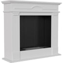 Camino a Bioetanolo da Pavimento 95x28x87 cm Flig San Jose Light Bianco