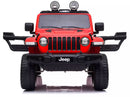 Macchina Elettrica per Bambini 12V Mp4 2 Posti con Licenza Jeep Wrangler Rubicon Rossa