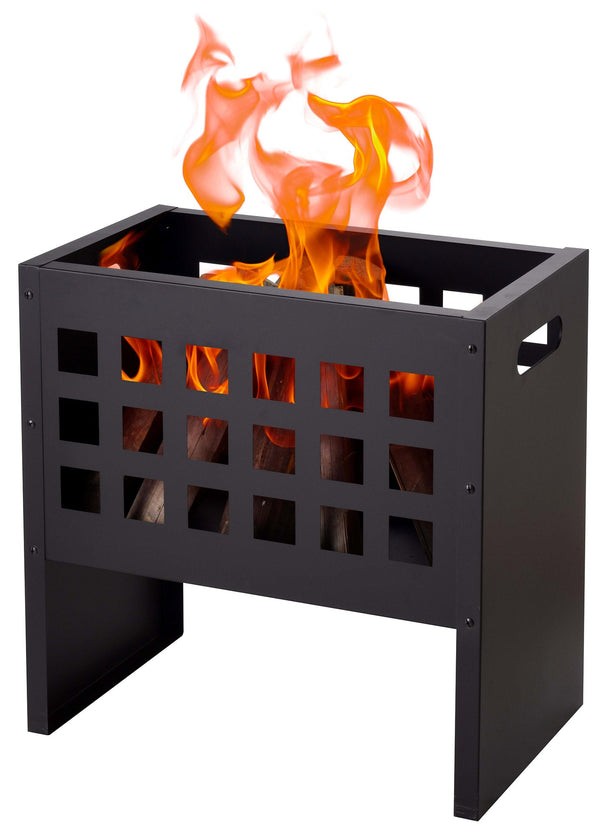 sconto Stufa Braciere a Legna o Carbone da Esterno Qlima FFW3052 Nero