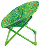 Set 2 Sedie da Giardino Pieghevoli per Bambini in Ferro Soriani Moonchair Dinosauri