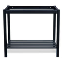 Struttura di Supporto per Lavello 76,5x38,5x67 cm in Ferro Zincato Nero