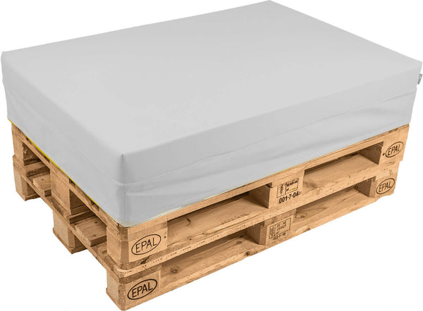 Cuscino per Pallet 120x80cm in Tessuto Pomodone Bianco prezzo