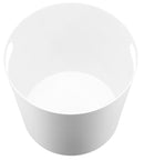 Secchiello da Terra in Alluminio Belfer 42/SCT Bianco